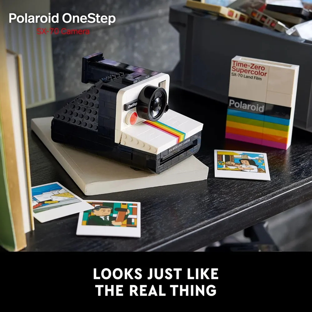 Lego Ideas Polaroid Onestep SX-70, set DIY para adultos, regalo creativo