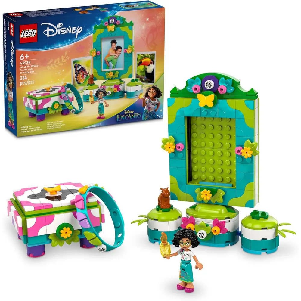 Lego Disney Encanto Marco de fotos y joyero de Mirabel, juguete para niños