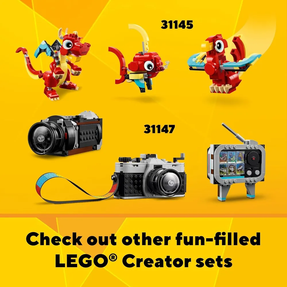 LEGO CREATOR 3 EN 1 CAMIÓN PLATAFORMA CON HELICÓPTERO Y COCHES