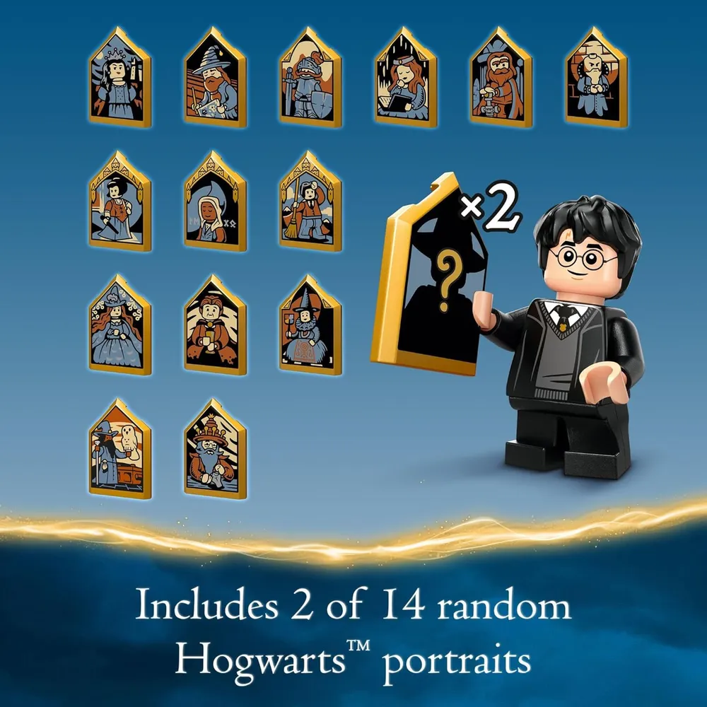 Lego Harry Potter Cabaña de Hagrid con 7 figuras y dragón, set de construcción