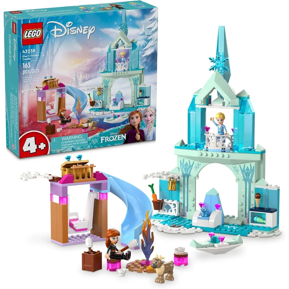 Lego Disney Frozen Castillo de la princesa Elsa, set de construcción para niños