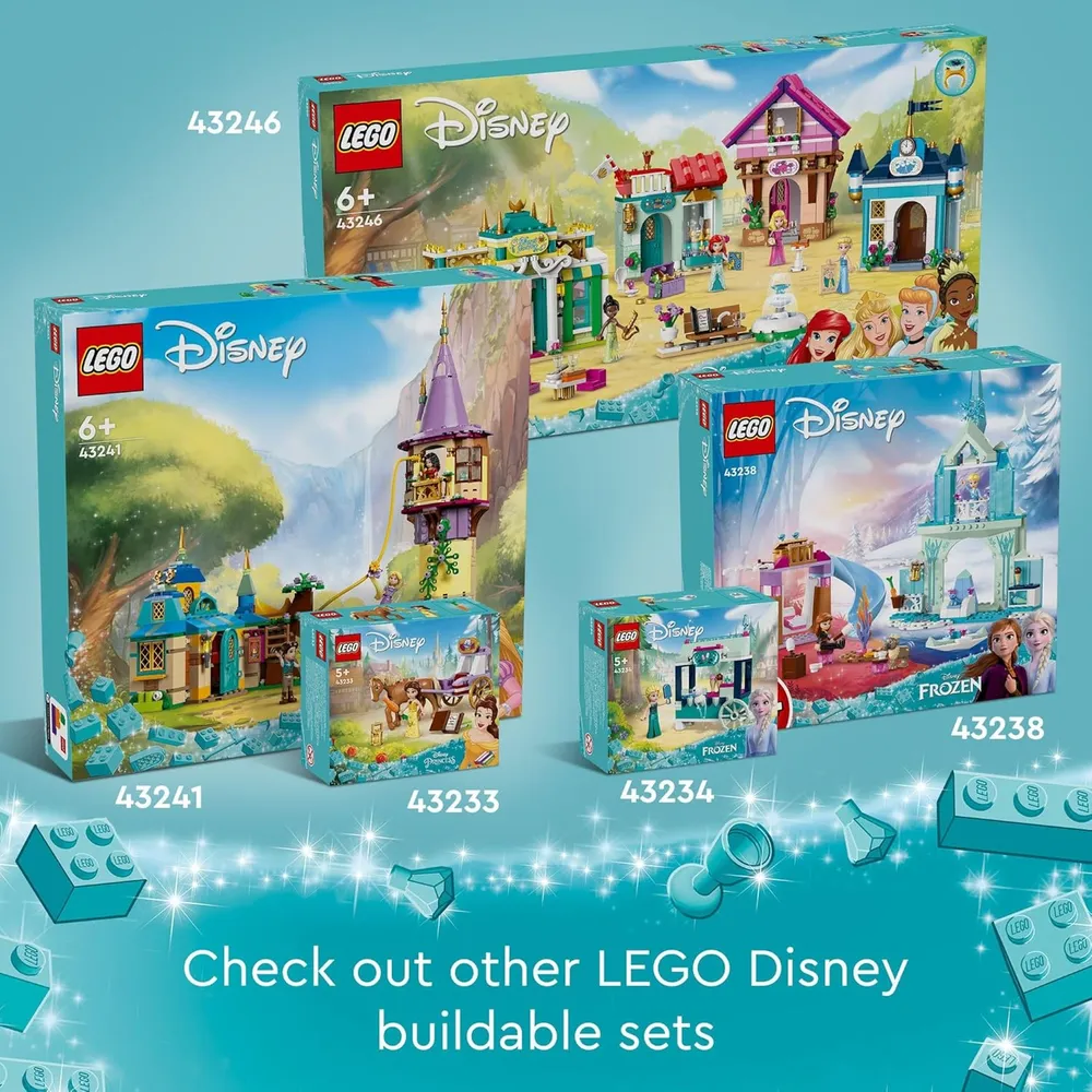 Lego Disney Frozen Castillo de la princesa Elsa, set de construcción para niños