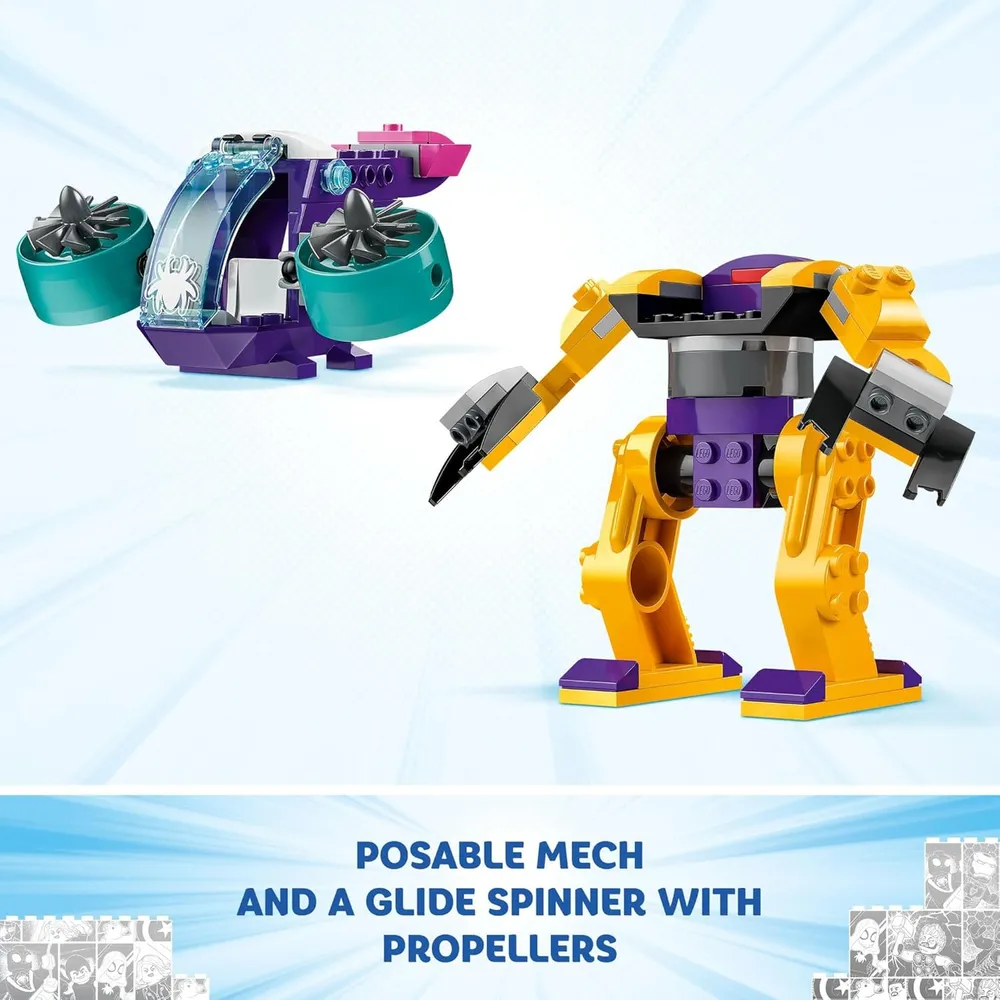 Lego Marvel Cuartel general del equipo Spider-Man con Iron Man y Spider-Man