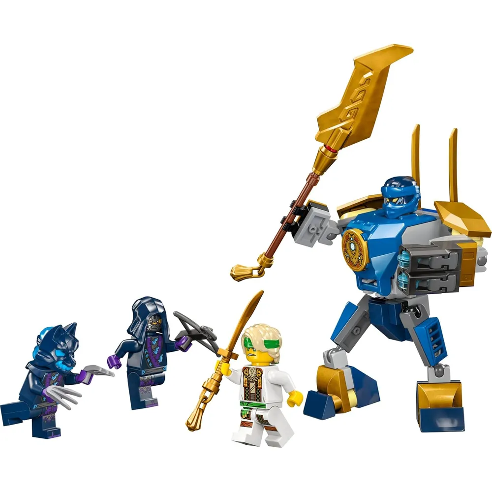 Lego Ninjago Pack de batalla con robot de Jay, set de aventura para niños 6+