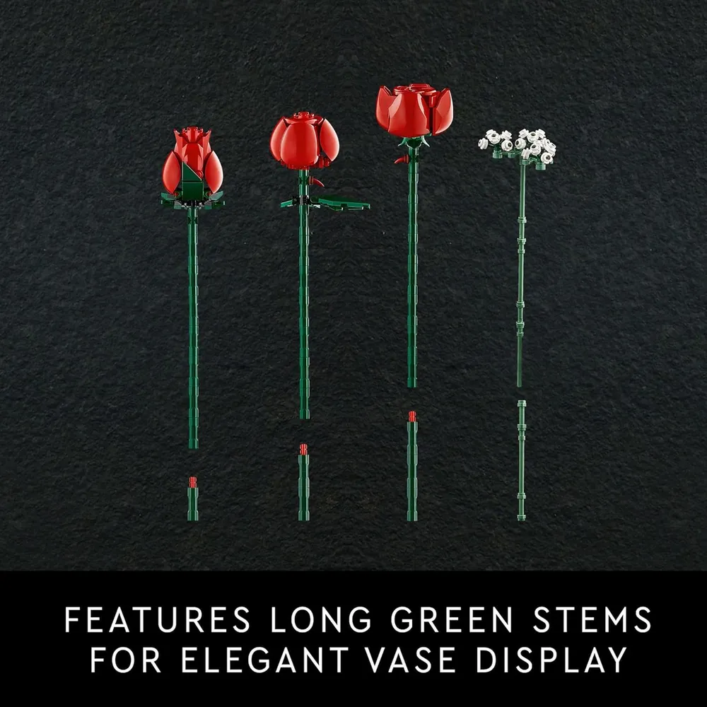 LEGO BOTANICALS RAMO DE ROSAS ARTIFICIALES