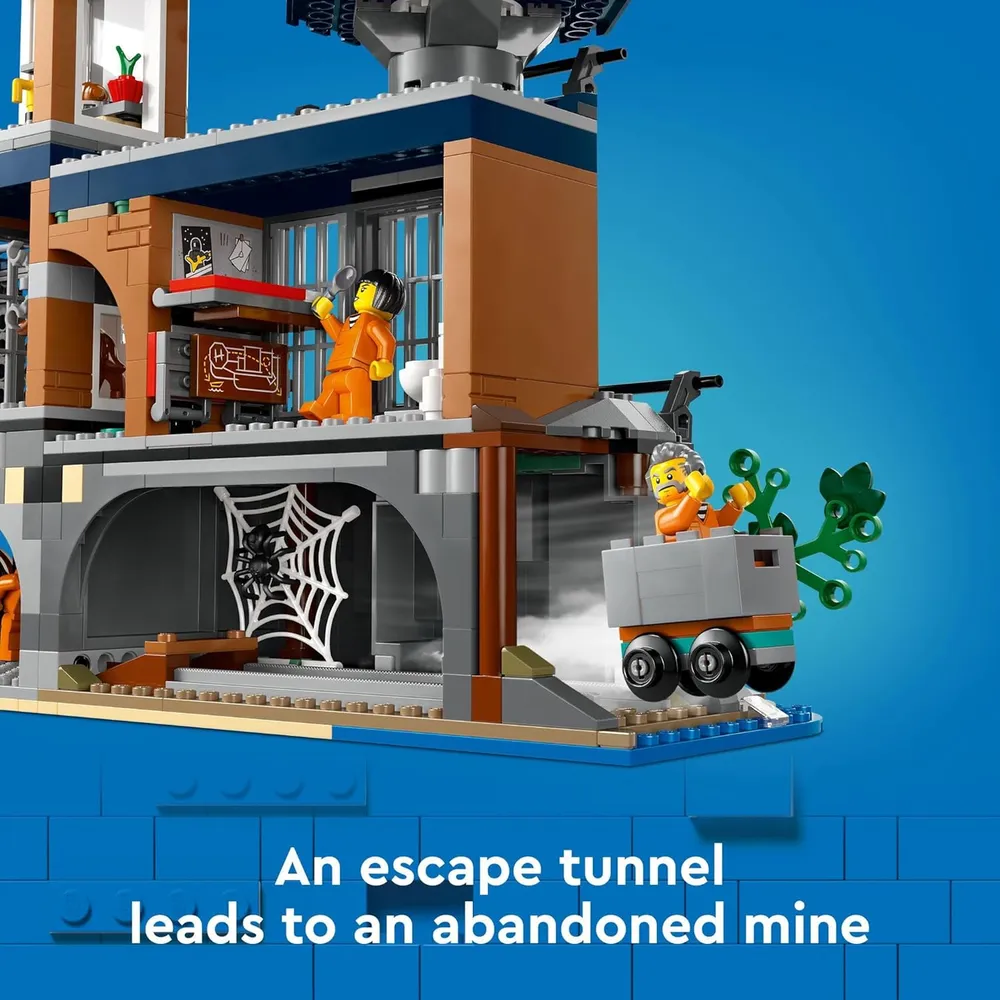 LEGO CITY ISLA DE LA PRISIÓN DE LA POLICÍA CON 7 MINIFIGURAS