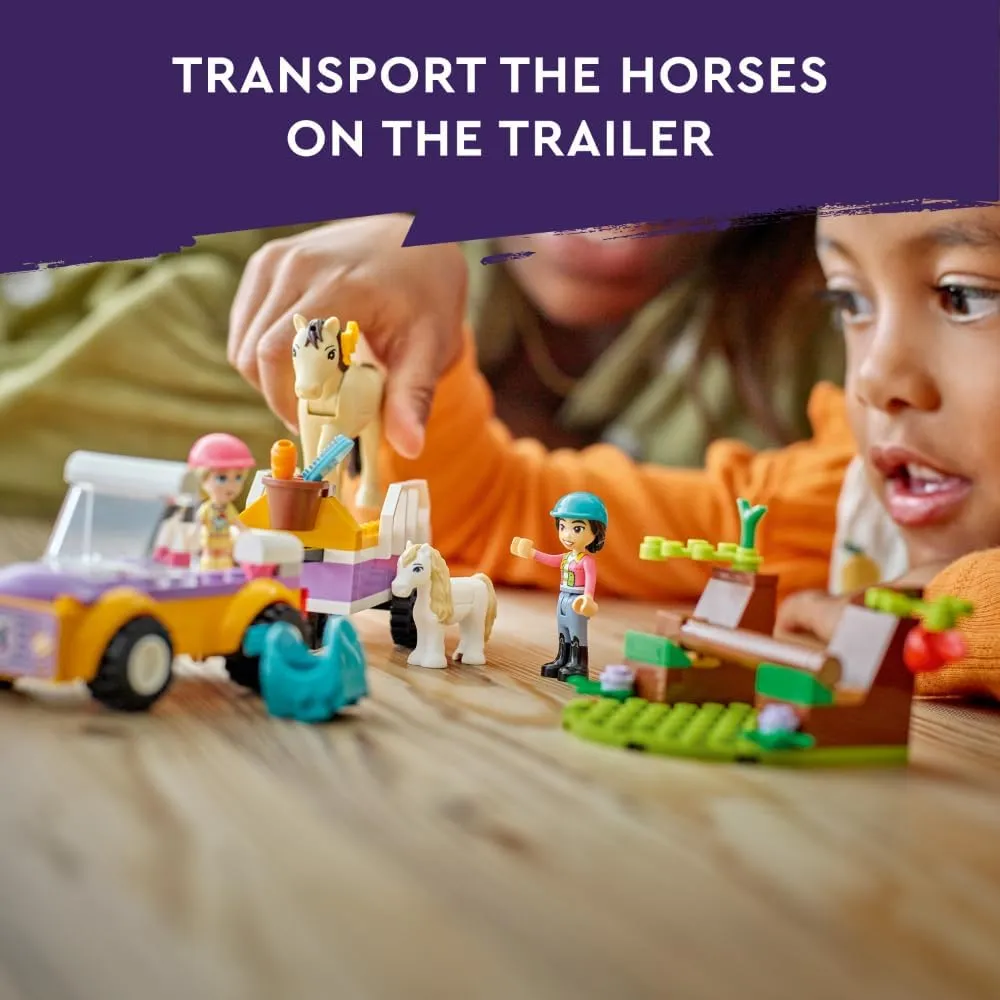 Lego Friends Remolque para caballos y ponis, juguete de construcción para niños 4+