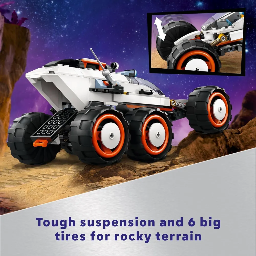Lego City Vehículo explorador espacial con alienígenas y 2 minifiguras 6+