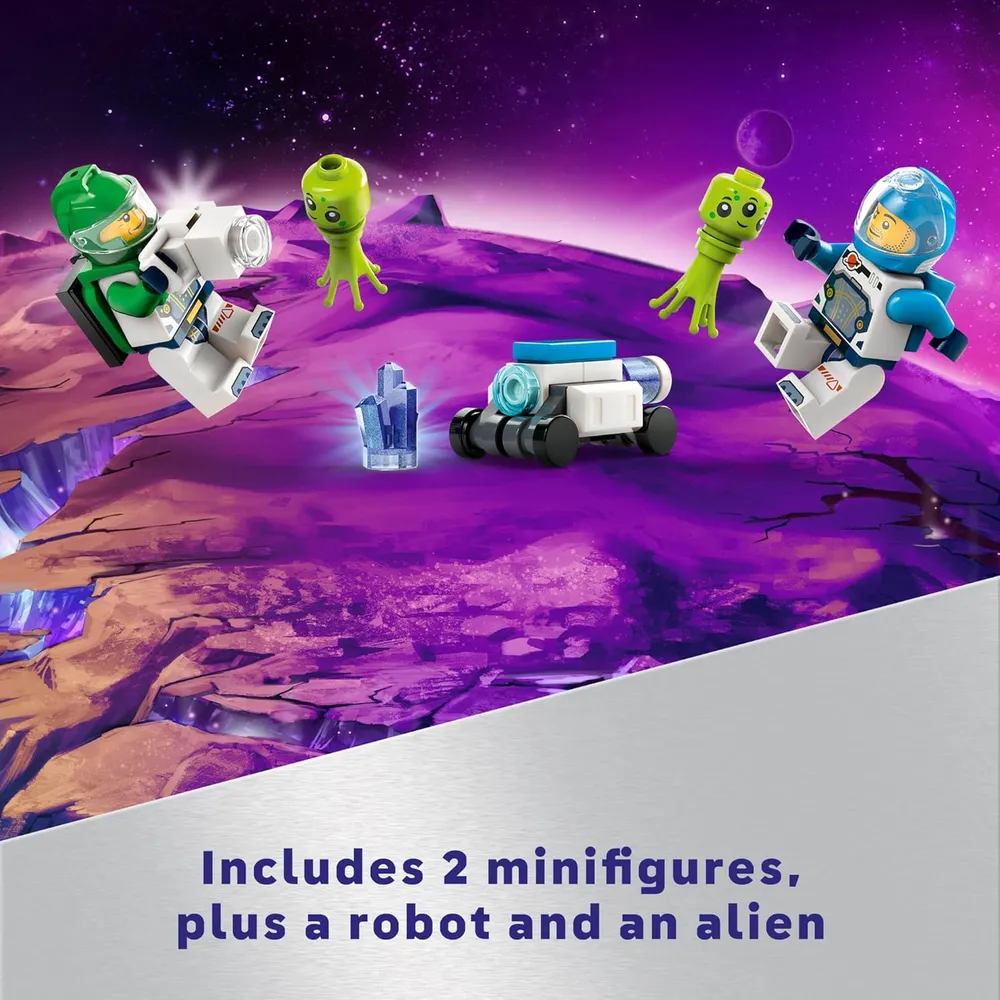 Lego City Vehículo explorador espacial con alienígenas y 2 minifiguras 6+