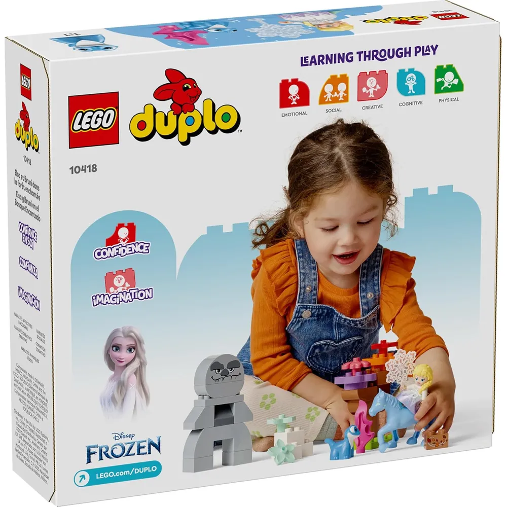 Lego Duplo Disney Elsa y Bruni, set de princesas para niños preescolares 2+