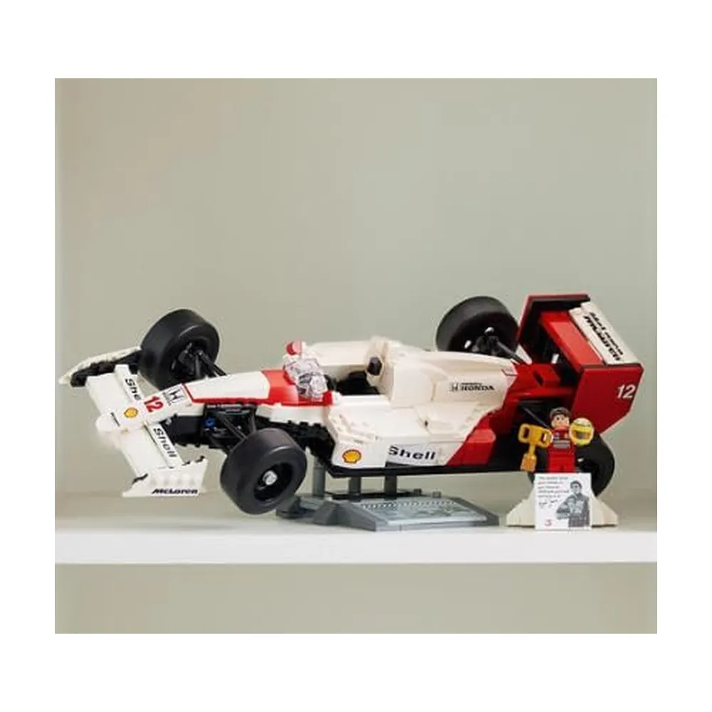 LEGO ICONS MCLAREN MP4/4 CON MINIFIGURA AYRTON SENNA