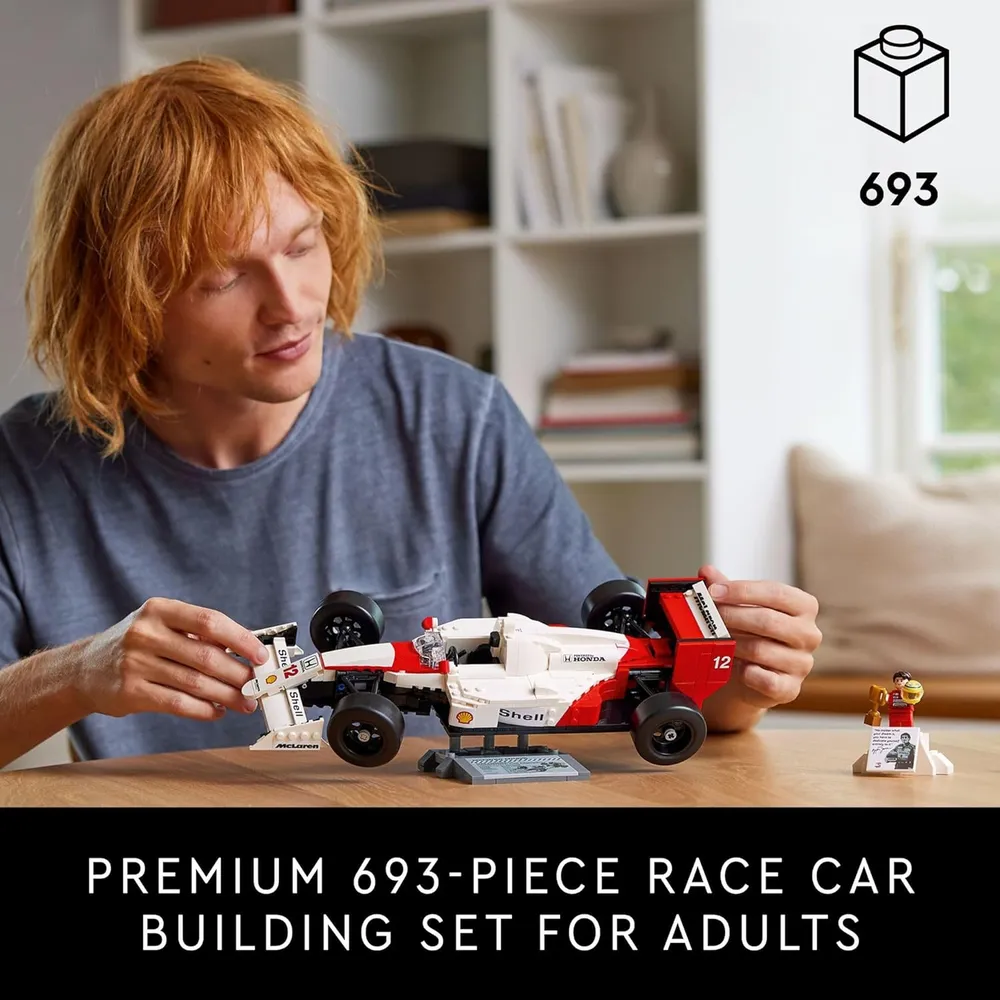 LEGO ICONS MCLAREN MP4/4 CON MINIFIGURA AYRTON SENNA