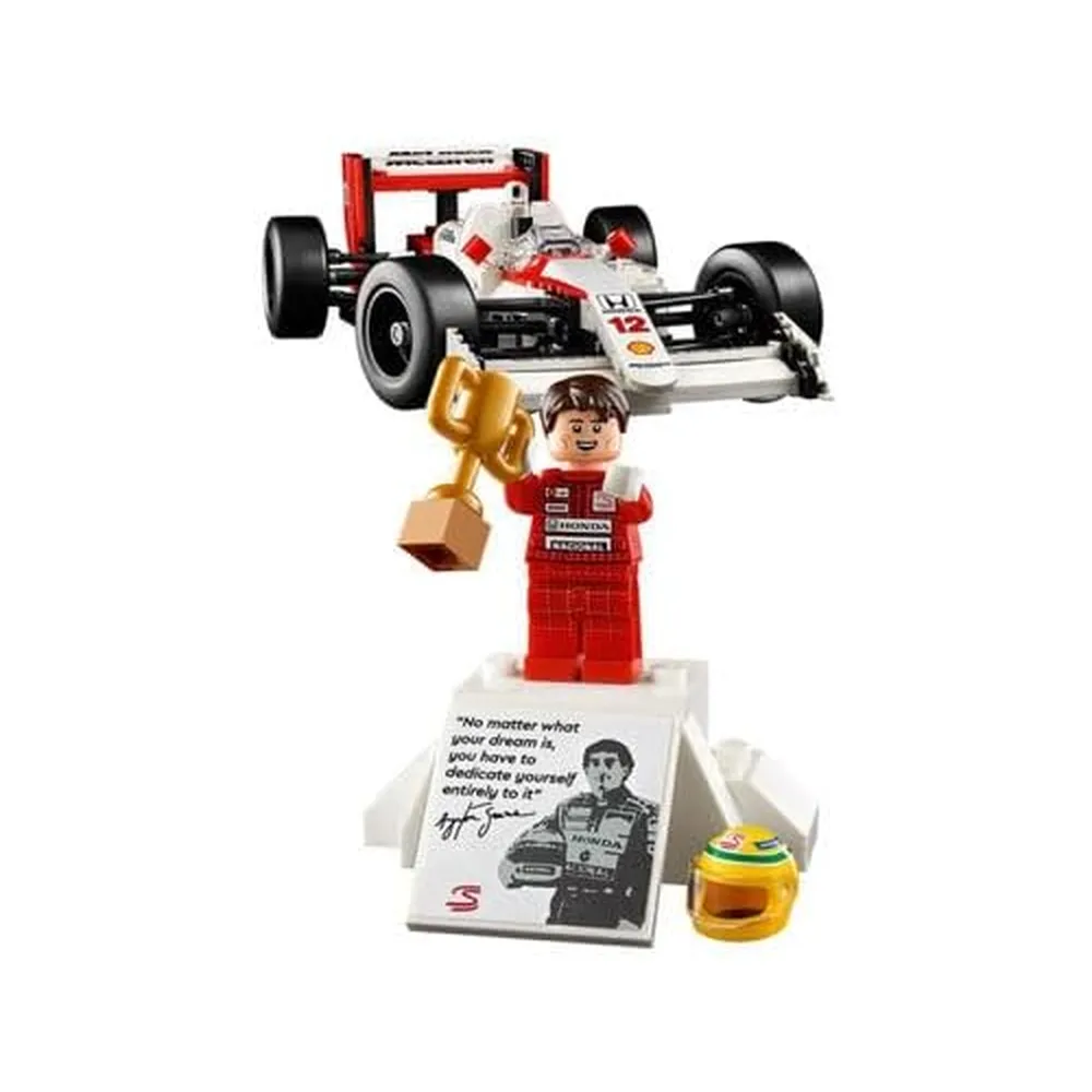 LEGO ICONS MCLAREN MP4/4 CON MINIFIGURA AYRTON SENNA
