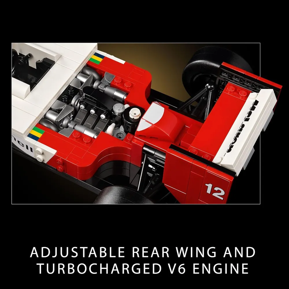 LEGO ICONS MCLAREN MP4/4 CON MINIFIGURA AYRTON SENNA