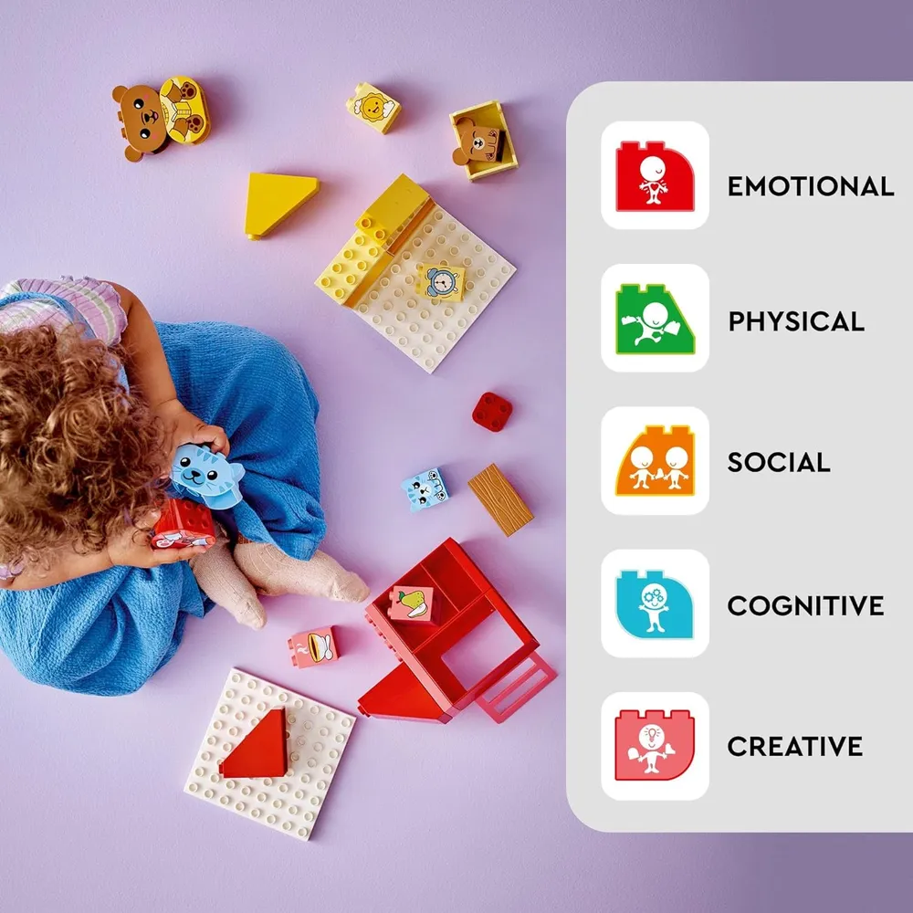Lego Duplo Mis primeras rutinas diarias, juguete educativo preescolar