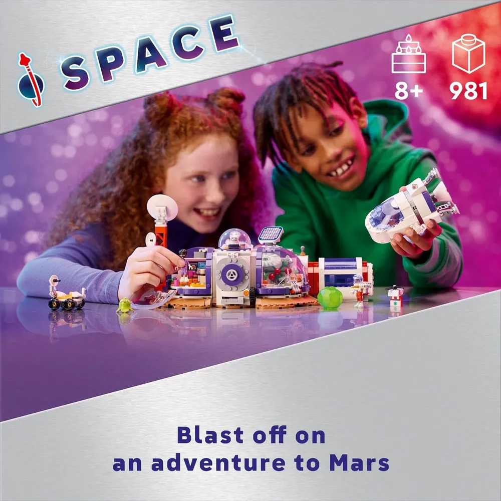 Lego Friends Base espacial en Marte con cohete y 3 minimuñecas