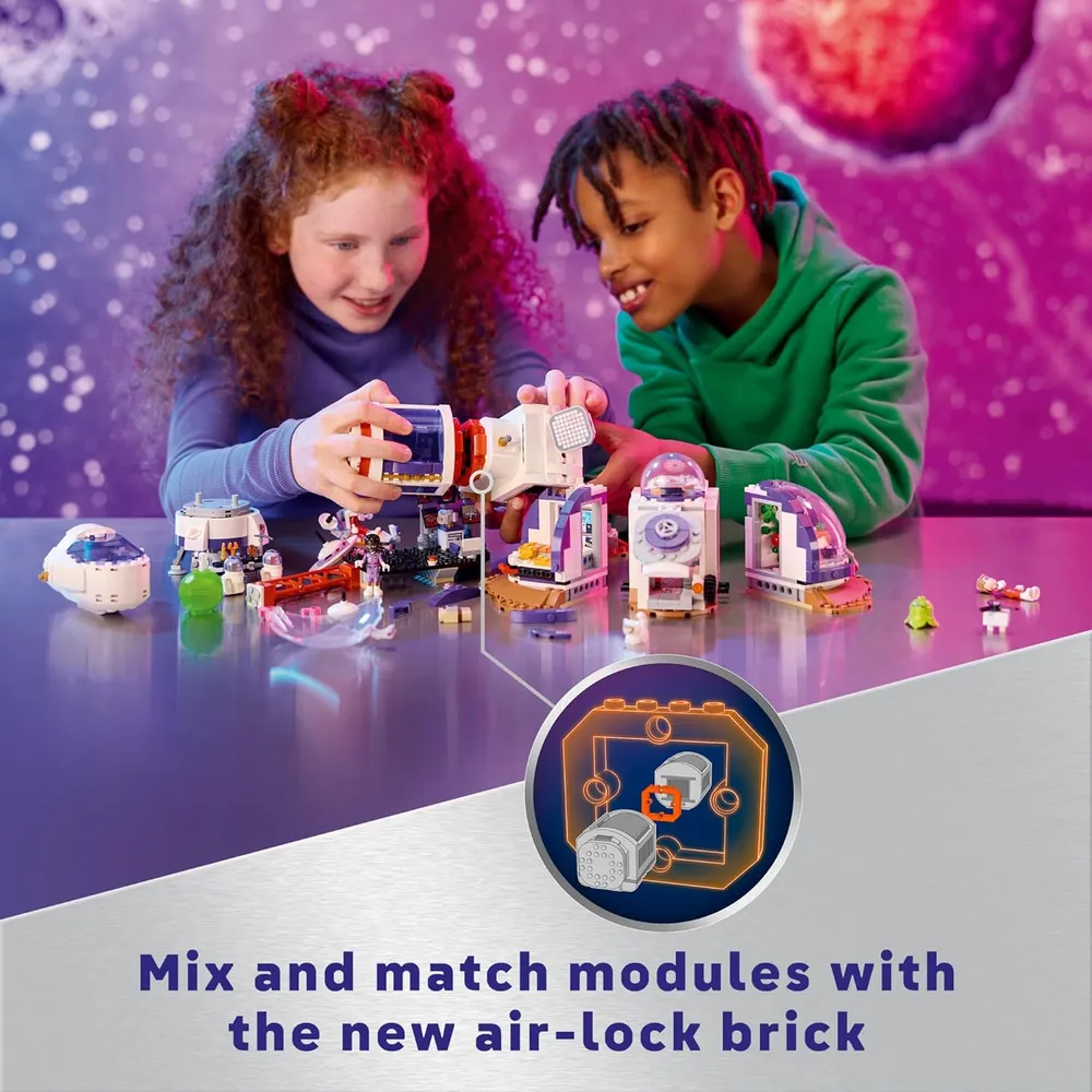 Lego Friends Base espacial en Marte con cohete y 3 minimuñecas