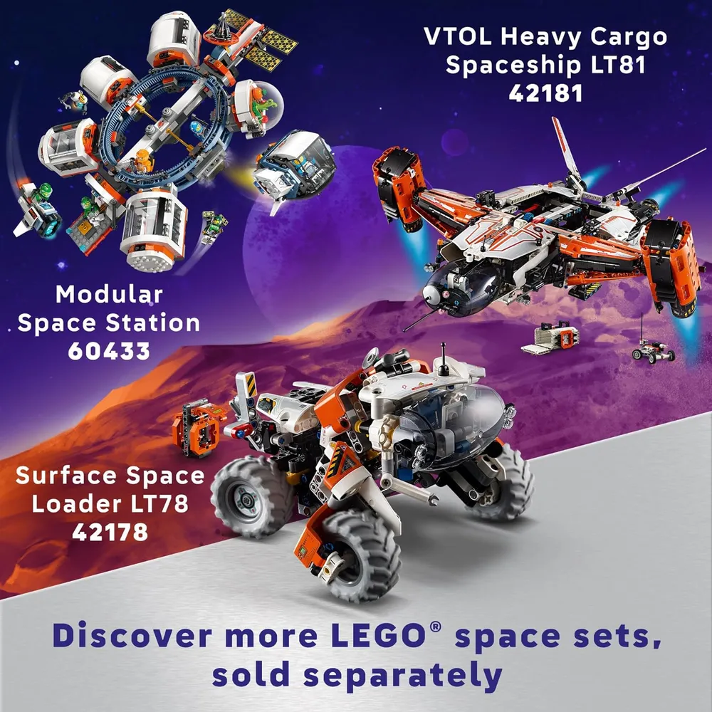 Lego Friends Base espacial en Marte con cohete y 3 minimuñecas