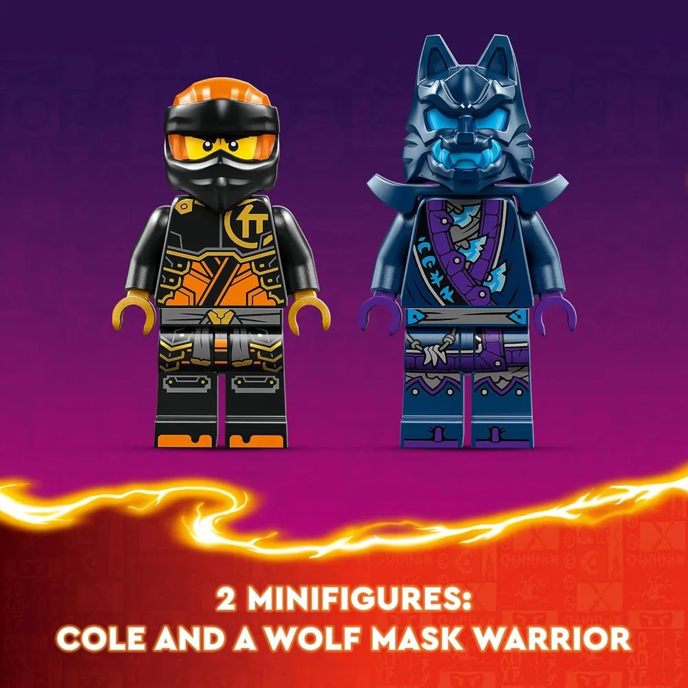 Lego Ninjago Mech Elemental de la Tierra de Cole, juguete ninja