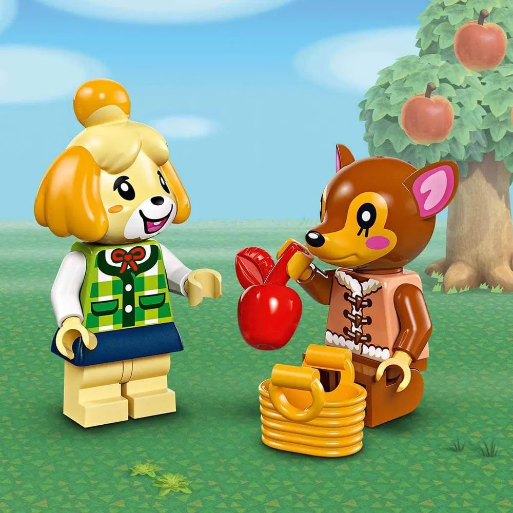 Lego Animal Crossing Visita a la casa de Isabelle, set de construcción