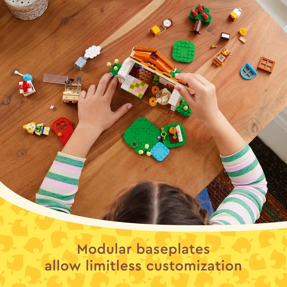 Lego Animal Crossing Visita a la casa de Isabelle, set de construcción