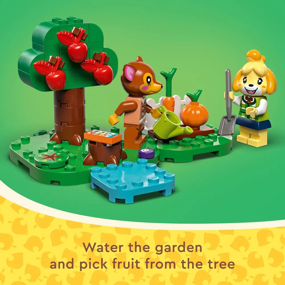 Lego Animal Crossing Visita a la casa de Isabelle, set de construcción