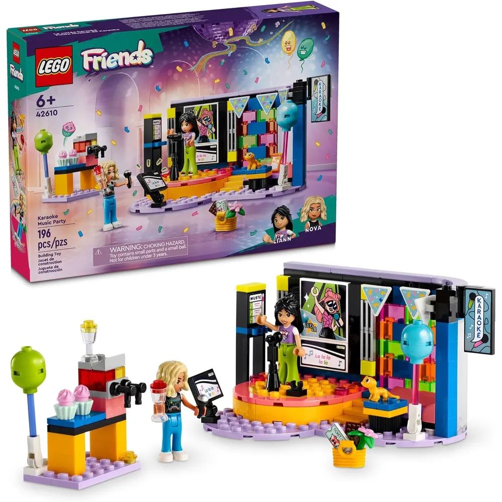 Lego Friends Set de karaoke y fiesta musical con mini muñecas y gecko