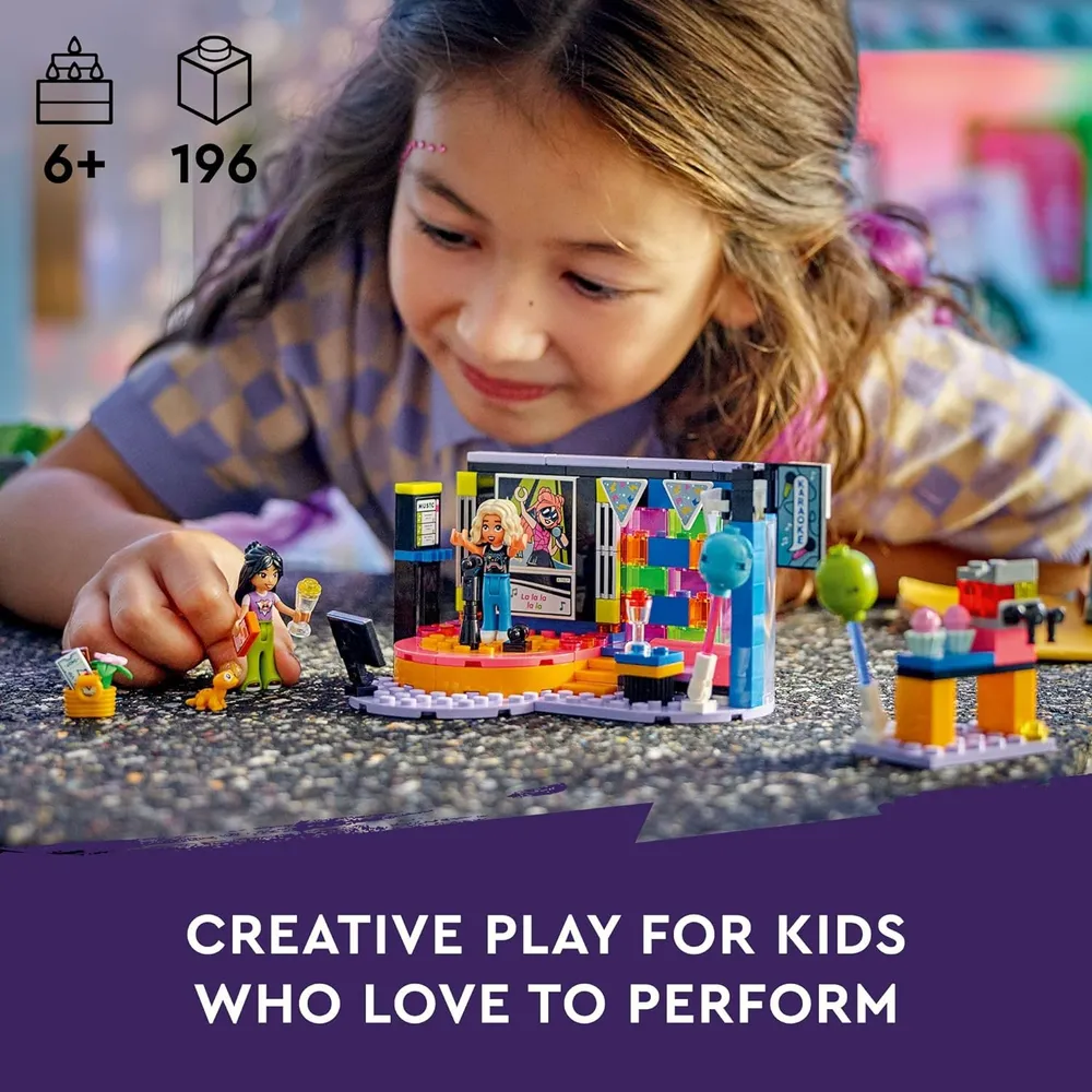 Lego Friends Set de karaoke y fiesta musical con mini muñecas y gecko