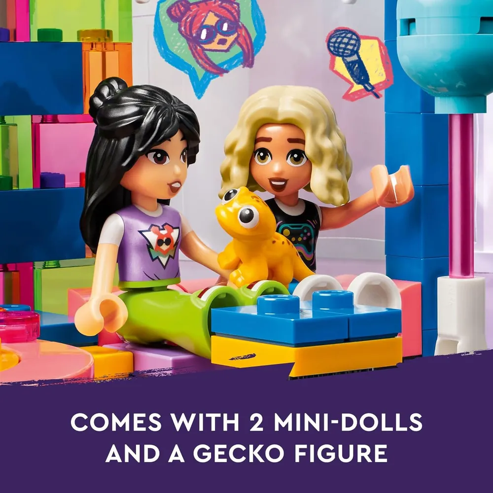 Lego Friends Set de karaoke y fiesta musical con mini muñecas y gecko