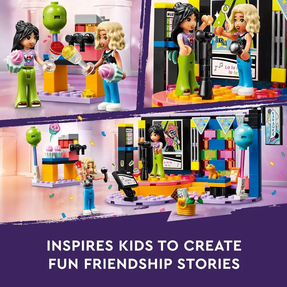 Lego Friends Set de karaoke y fiesta musical con mini muñecas y gecko