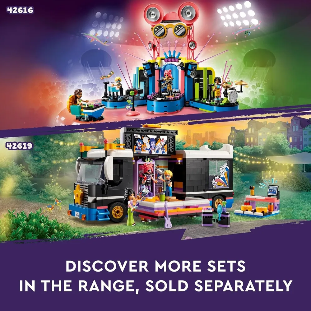 Lego Friends Set de karaoke y fiesta musical con mini muñecas y gecko