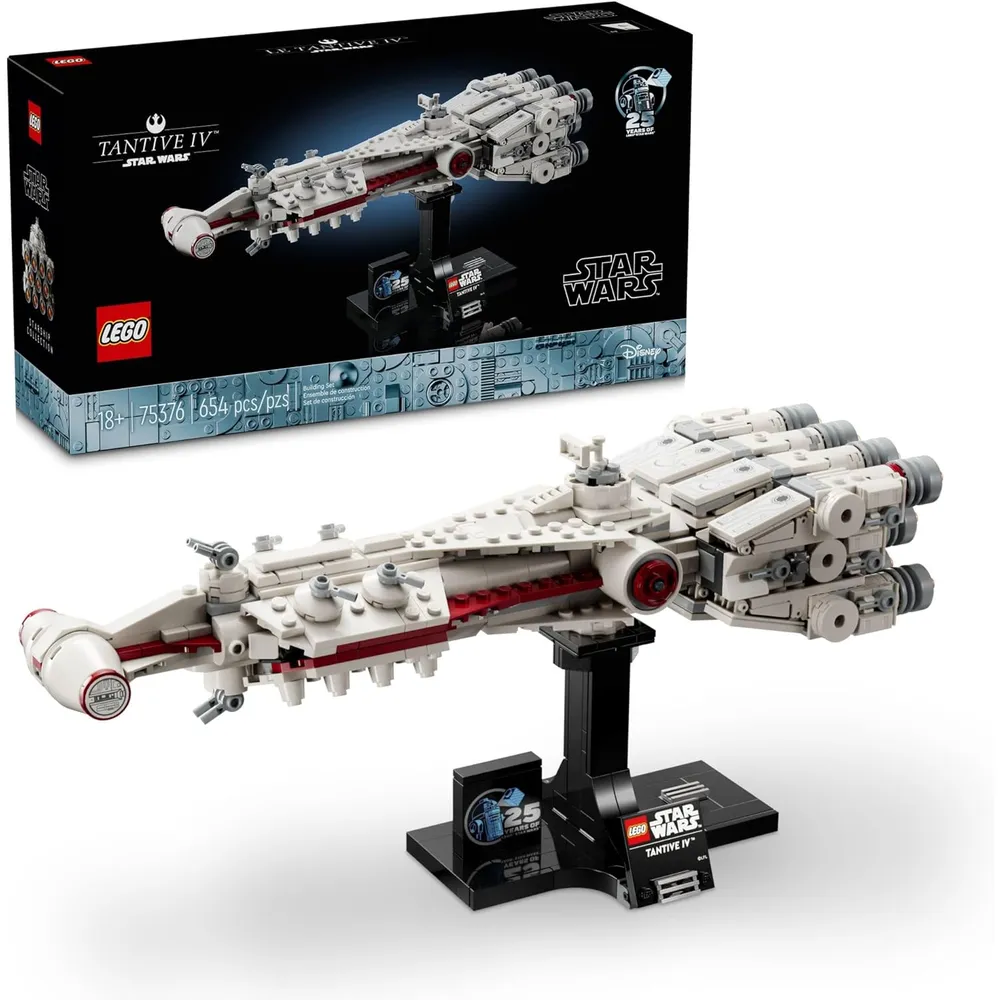 Lego Star Wars Tantive IV 25.º aniversario, modelo coleccionable para adultos
