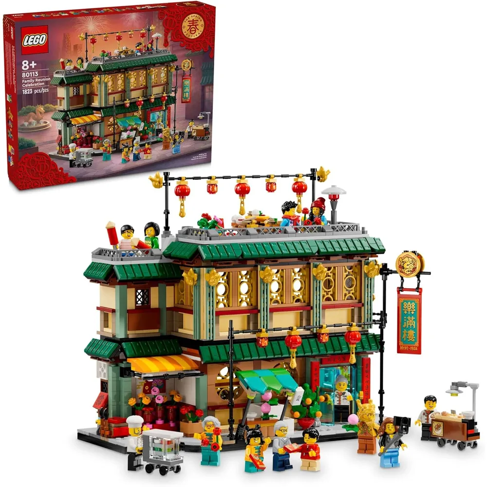 Lego Set Festival de Primavera con restaurante, cocina y 13 minifiguras