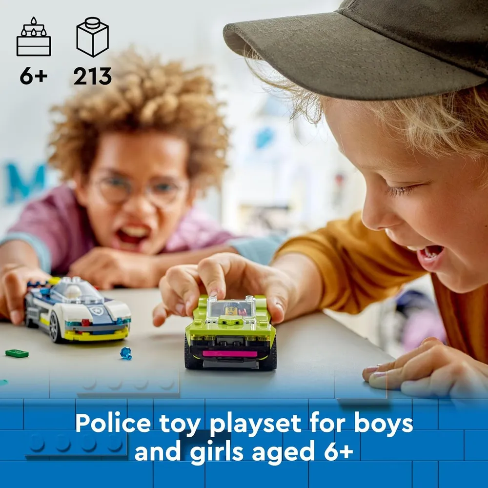 b0cgyhw2tw_1_webp.webp Lego City Persecución entre coche de policía y coche deportivo con minifiguras