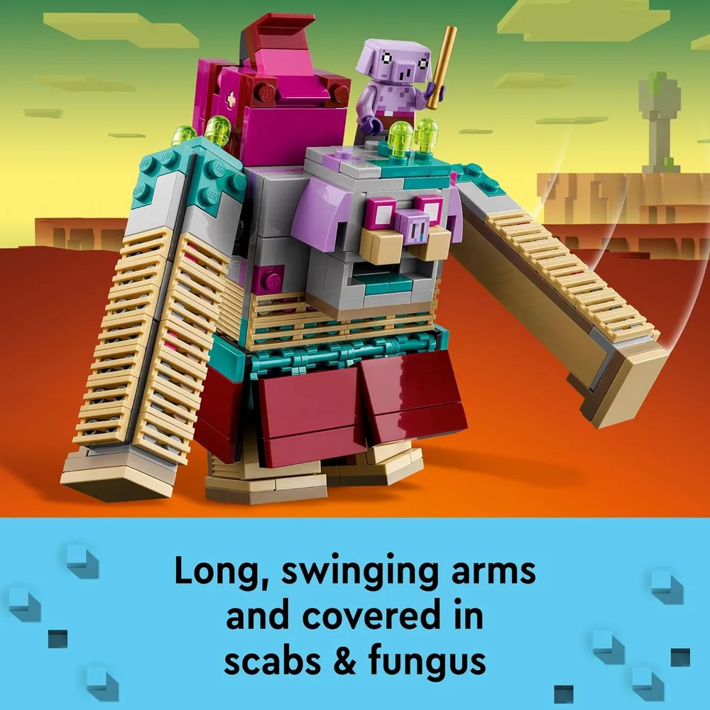Lego Minecraft Legends El Devorador, set de aventura con figuras de acción