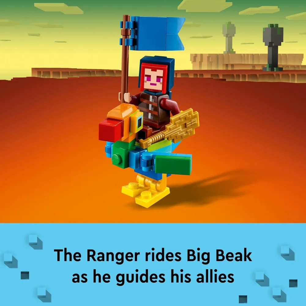 Lego Minecraft Legends El Devorador, set de aventura con figuras de acción