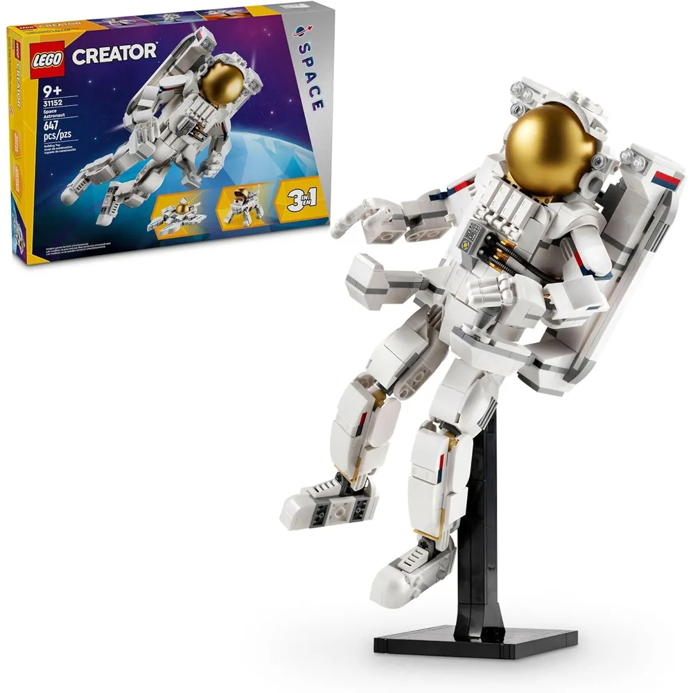 LEGO CREATOR 3 EN 1 ASTRONAUTA ESPACIAL: PERRO O AVIÓN