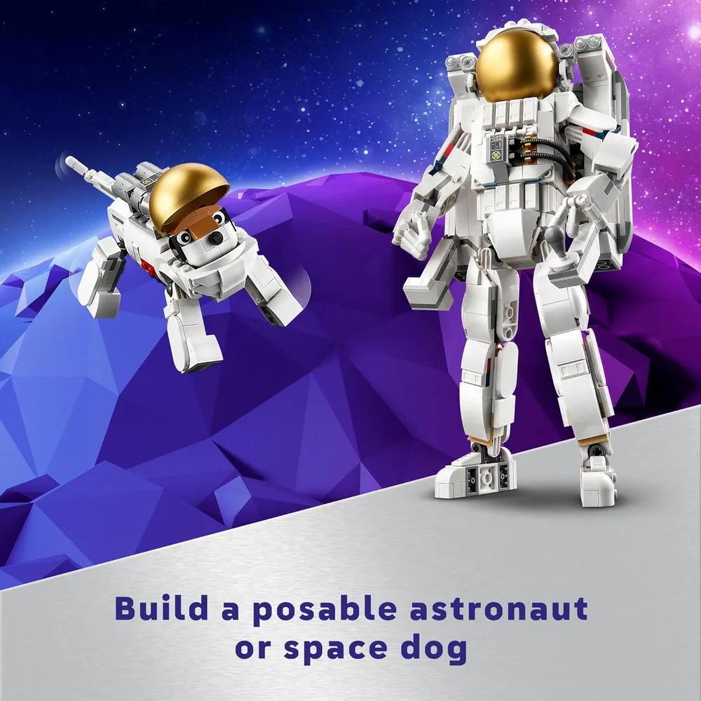 LEGO CREATOR 3 EN 1 ASTRONAUTA ESPACIAL: PERRO O AVIÓN