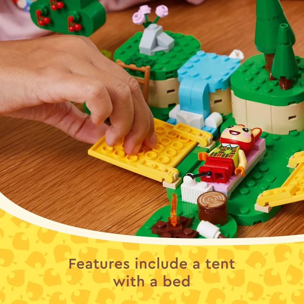 Lego Animal Crossing Actividades al aire libre del conejito con minifiguras