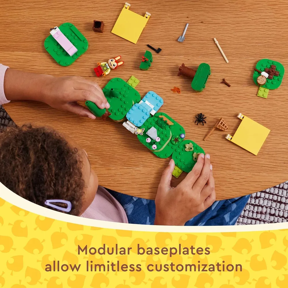 Lego Animal Crossing Actividades al aire libre del conejito con minifiguras