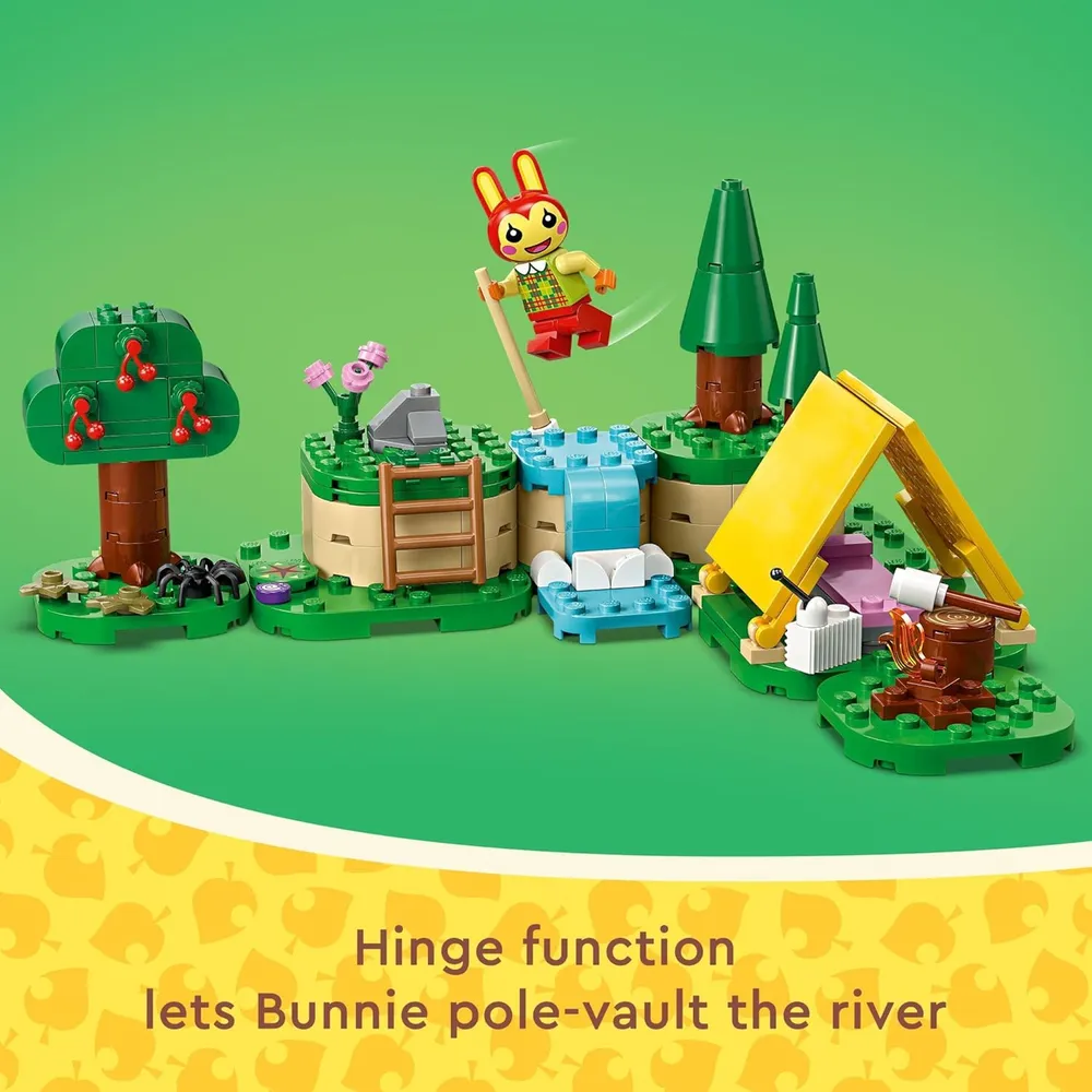 Lego Animal Crossing Actividades al aire libre del conejito con minifiguras