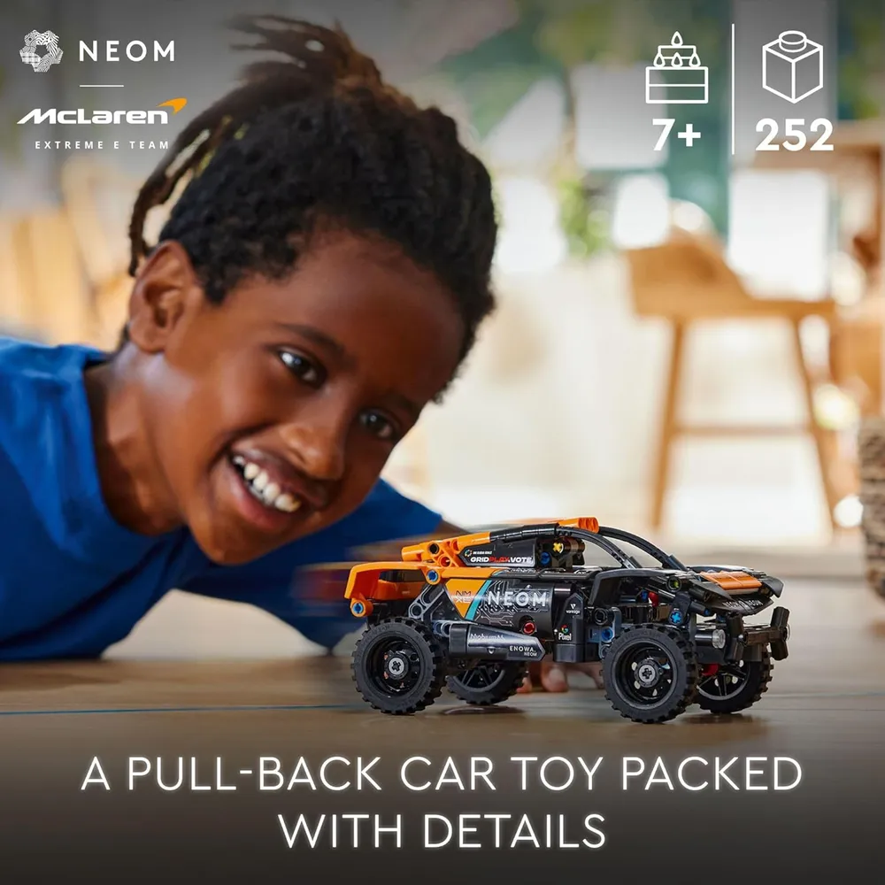 Lego Technic Neom McLaren Extreme E, coche de carreras todoterreno de fricción