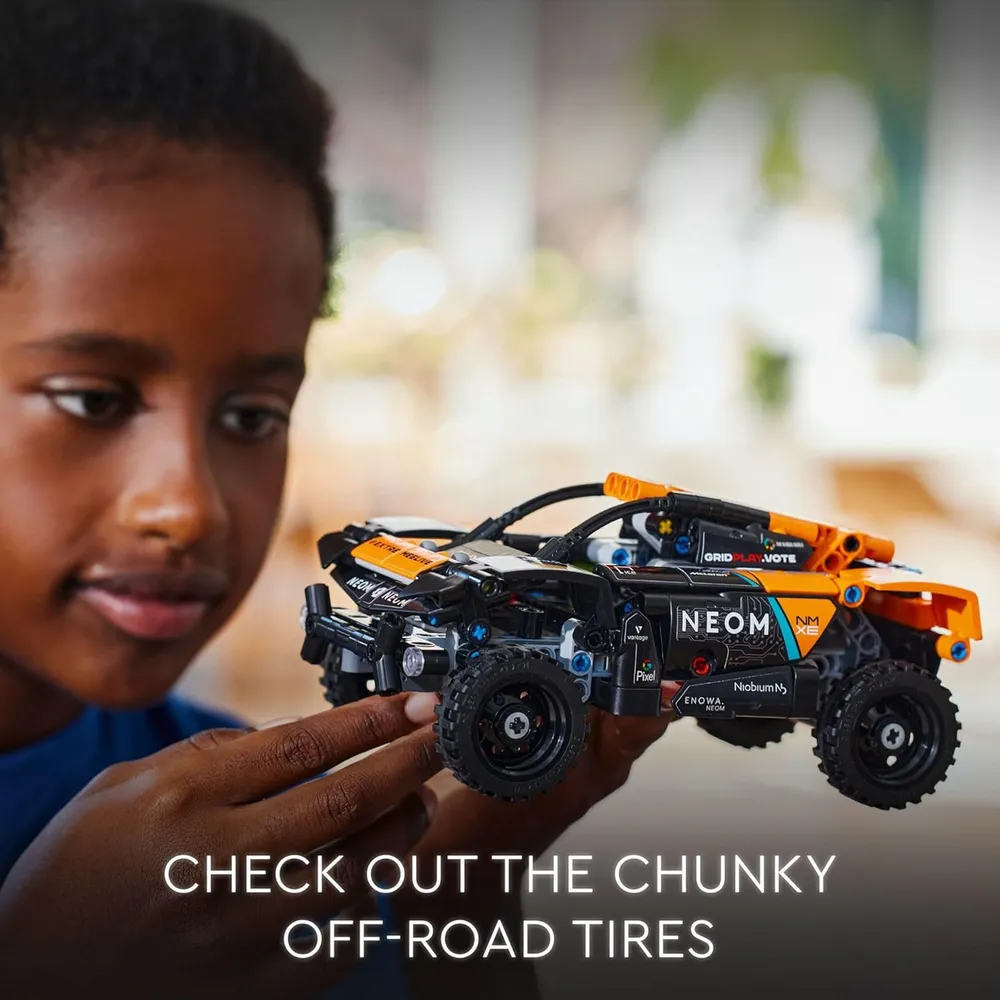 Lego Technic Neom McLaren Extreme E, coche de carreras todoterreno de fricción