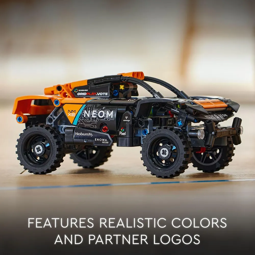 Lego Technic Neom McLaren Extreme E, coche de carreras todoterreno de fricción