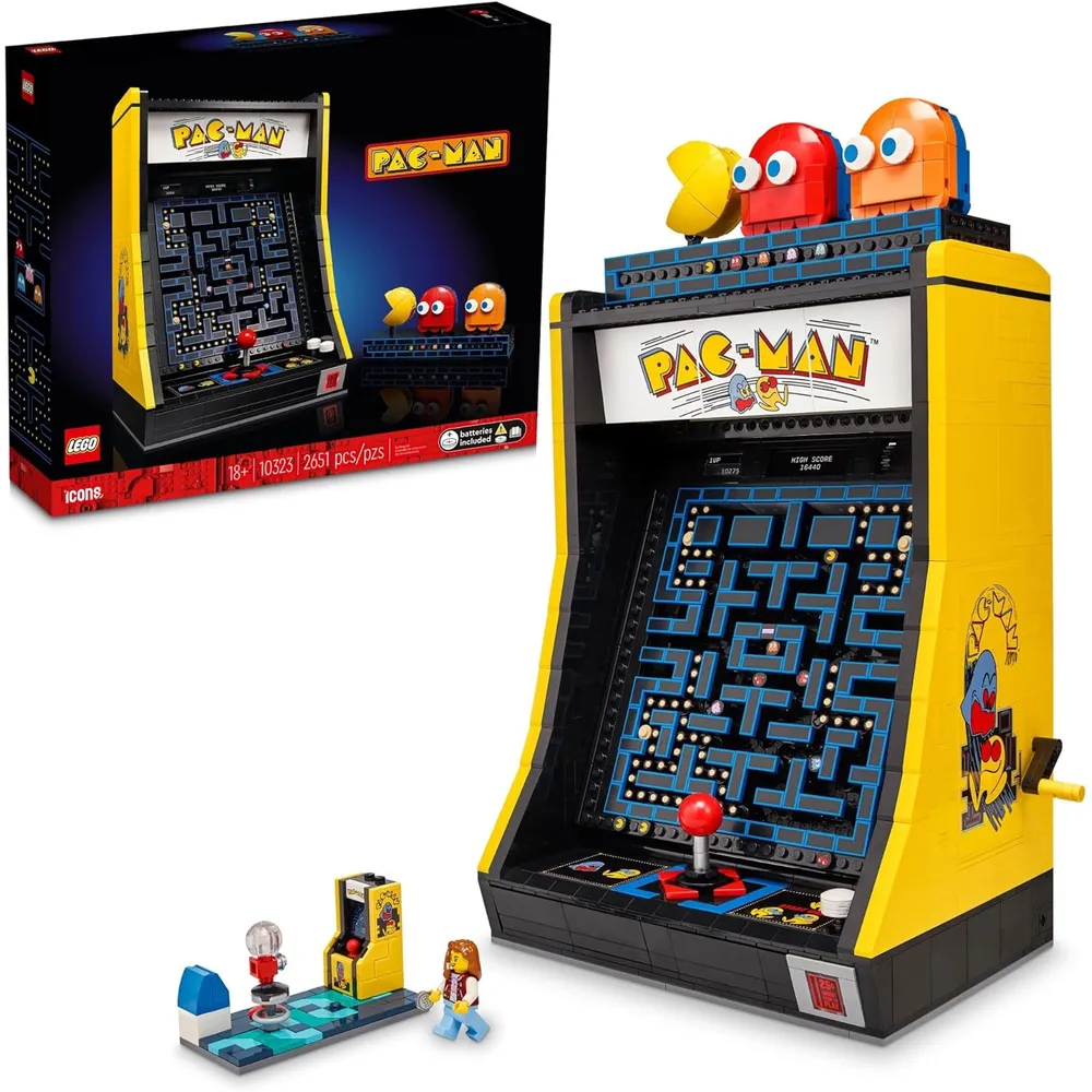 LEGO ICONS ARCADE PAC-MAN CON FIGURAS BLINKY Y CLYDE