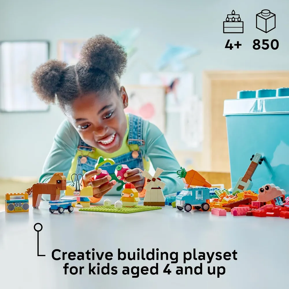 LEGO CLASSIC CAJA DE BLOQUES DE CONSTRUCCIÓN SENSORIALES Y EDUCATIVOS