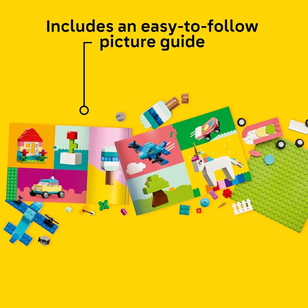 LEGO CLASSIC CAJA DE BLOQUES DE CONSTRUCCIÓN SENSORIALES Y EDUCATIVOS