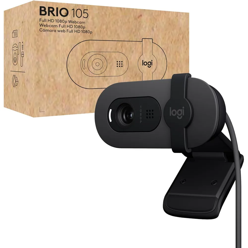 CÁMARA WEB BRIO 105 LOGITECH | GRAFITO