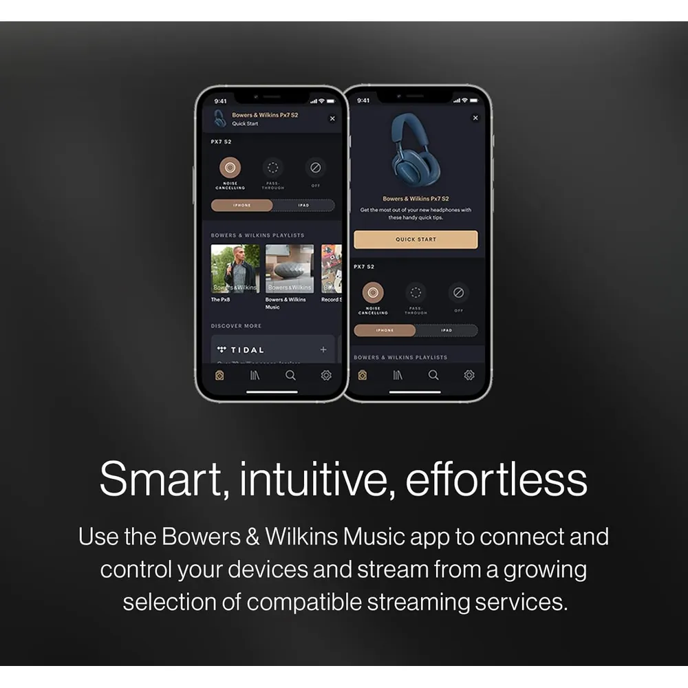 Bowers & Wilkins PX7 S2E Audífonos Bluetooth | Negro Antracita