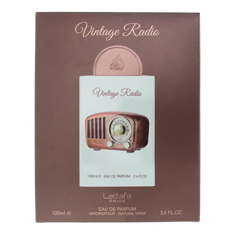 PERFUME LATTAFA PRIDE VINTAGE RADIO EDP UNISEX 3.4 OZ / 100 ML